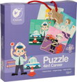 CLASSIC WORLD Dřevěné puzzle Povolání 4v1 (6,9,12 a 16 dílků)