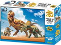 PRIME 3D Puzzle T-Rex vs.Triceratops 3D 500 dílků