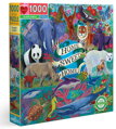 EEBOO Čtvercové puzzle Planeta Země 1000 dílků