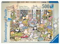 RAVENSBURGER Puzzle Crazy Cats: Kočičí život 500 dílků