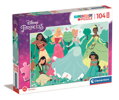 CLEMENTONI Puzzle Disney princezny MAXI 104 dílků