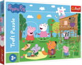 TREFL Puzzle Prasátko Peppa: Zábava v trávě MAXI 24 dílků