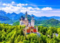 ENJOY Puzzle Zámek Neuschwanstein v létě, Německo 1000 dílků