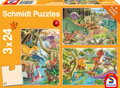 SCHMIDT Puzzle Dinosauři 3x24 dílků