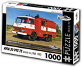 RETRO-AUTA Puzzle TRUCK č.29 AVIA 30 DVS 12 hasičský vůz (1968-1982) 1000 dílků