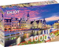 ENJOY Puzzle Gent za soumraku, Belgie 1000 dílků