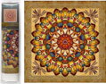 Norimpex Diamantové malování 7D Zlatá mandala 30x30cm