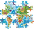 CLEMENTONI Puzzle Dinosauří mapa 180 dílků