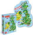 DODO Puzzle Mapa Velké Británie a Severního Irska 100 dílků