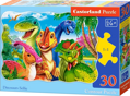 CASTORLAND Puzzle Dinosauří selfie 30 dílků