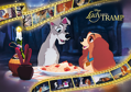 TREFL Puzzle Premium Plus Iconic Moments: Lady a Tramp 1000 dílků