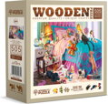 WOODEN CITY Dřevěné puzzle Nezbedná štěňata 505 dílků