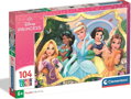 CLEMENTONI Puzzle Disney princezny: V zahradě 104 dílků