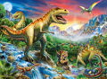 RAVENSBURGER Puzzle V dobách dinosaurů XXL 100 dílků