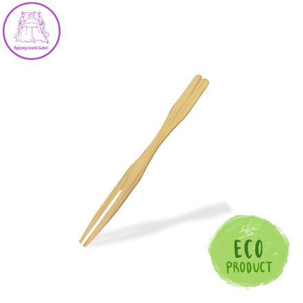 Napichovátka bambusové vidlička 9 cm, (100 ks v bal.)