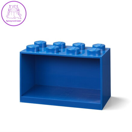 LEGO Brick 8 závěsná police - modrá