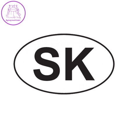 Samolepka značka SK, 175x120 mm