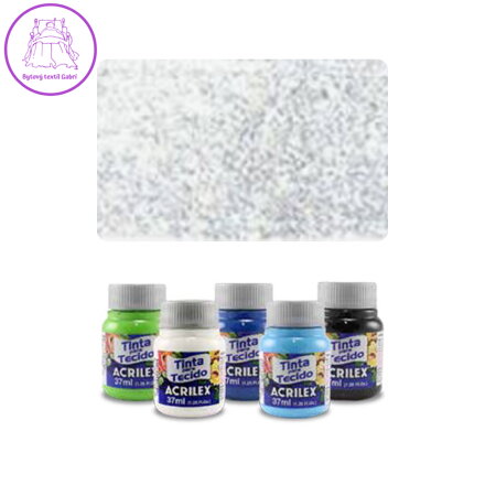 ACR Barva na textil 37ml, Glitter Crystal