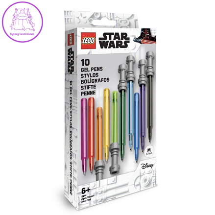 LEGO Star Wars Set Gelových per, světelný meč - 10 ks