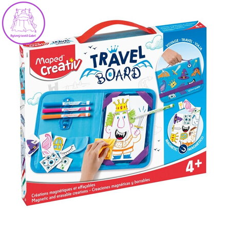 Cestovný/Výtvarný kufrík MAPED Creativ Travel Board s magnetickou tabuľou