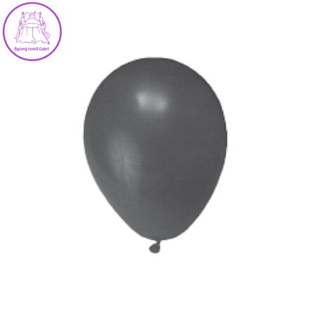 Balón M 25 cm, černý / 100ks /