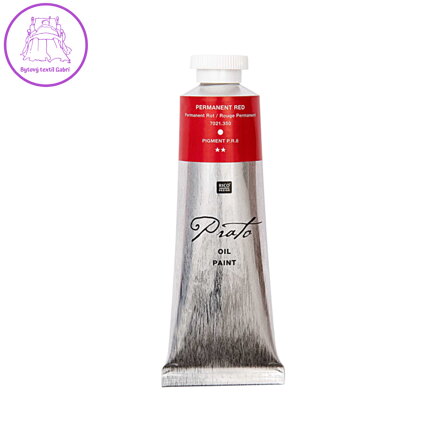 RI olejová farba Prato 60 ml, Permanent red