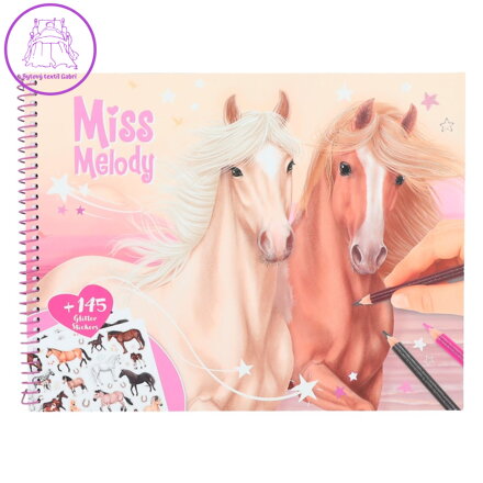 Omalovánka Miss Melody - Album Horse se samolepkama