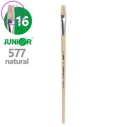 Štetec plochý JUNIOR č. 16" 577 Natural