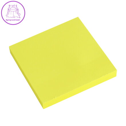 Blok lepicí NEON žlutý 76 x 76 mm