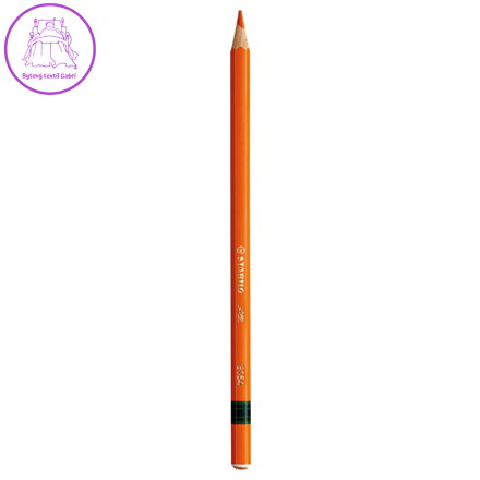 Barevná tužka, šestihranná, na každý povrch, STABILO "All", oranžová
