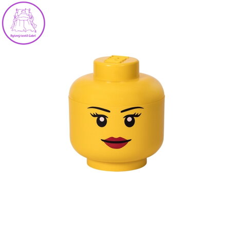 LEGO úložná hlava (velikost L) - dívka