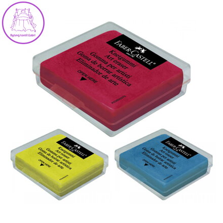 Guma Faber-Castell plastická barevná v krabičce