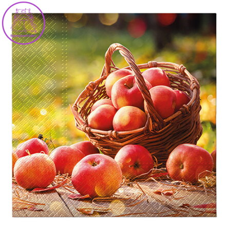 Ubrousky PAW L 33x33cm Autumn Apples