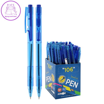Pero kuličkové 106 0,7 mm modré