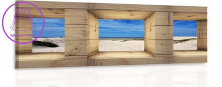 Obraz - Okno na pláž