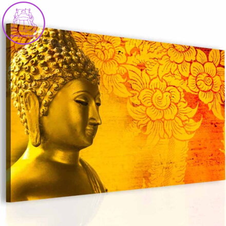 Obraz Buddha ve zlaté