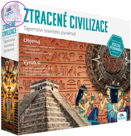 ALBI Science Ztracené civilizace Tajemství stavitelů pyramid v krabici