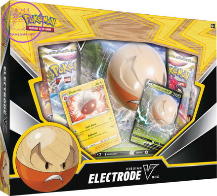 ADC Pokémon TCG: Hisuian Electrode V Box set 4x booster s doplňky