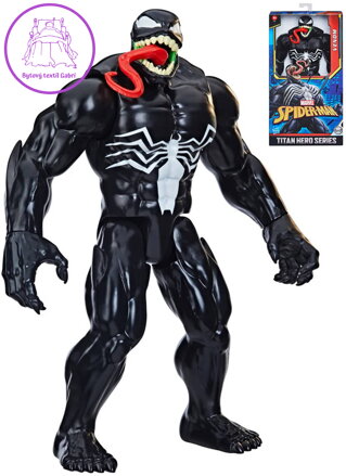 HASBRO DeLuxe figurka akční Venom (Spidermen) 30cm Titan Hero Series plast