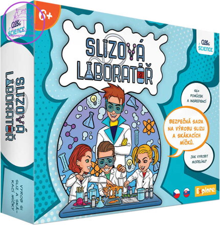 ALBI Science Slizová laboratoř experimentální vědecký set v krabici