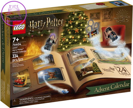 LEGO HARRY POTTER Adventní kalendář rozkládací s herní plochou 76404