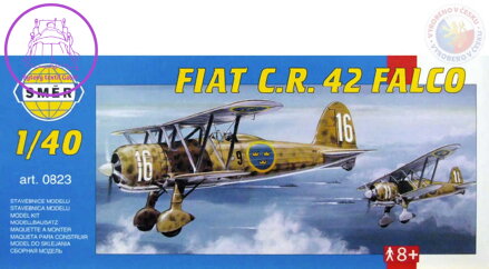 SMĚR Model letadlo Fiat CR 42  1:40 (stavebnice letadla)