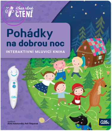 ALBI Kouzelné čtení Kniha interaktivní Pohádky na dobrou noc