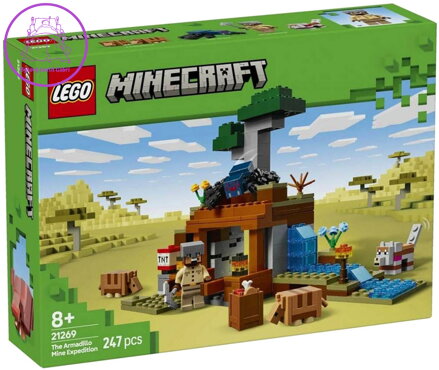 LEGO MINECRAFT Výprava do dolu a pásovec 21269 STAVEBNICE