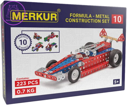 MERKUR M 010 Formule 223 dílků *KOVOVÁ STAVEBNICE*