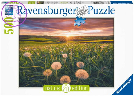 RAVENSBURGER Puzzle Pampelišky 500 dílků 49x36cm skládačka