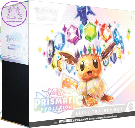 ASMODEE Pokémon TCG SV8.5 Prismatic Evolutions Elite Trainer Box 9x booster