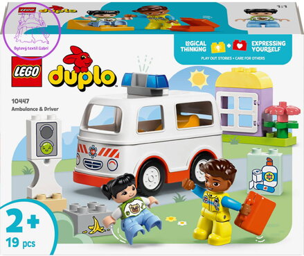 LEGO DUPLO Auto sanitka a řidič 10447 STAVEBNICE