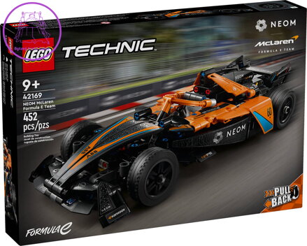 LEGO TECHNIC NEOM Auto McLaren Formula E Race Car 42169 STAVEBNICE