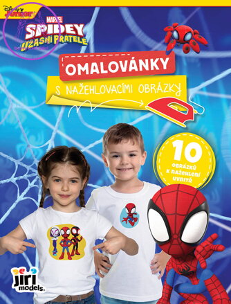 JIRI MODELS Omalovánky s nažehlovacími obrázky Spidey